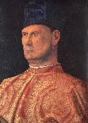 BELLINI, Giovanni Portrait of a Condottiere (Jacopo Marcello)  yr6 Sweden oil painting artist